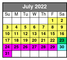 Silver Dollar City 2 Day Ticket (Reservation Required) July Schedule