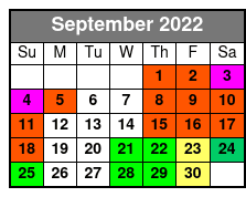 Silver Dollar City 2 Day Ticket (Reservation Required) September Schedule