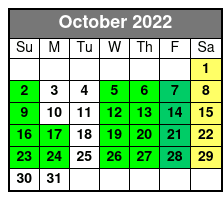 Silver Dollar City 2 Day Ticket (Reservation Required) October Schedule