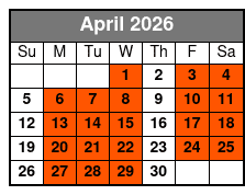 Comedy Jamboree April Schedule