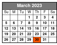 #1 Hits of the 60's March Schedule