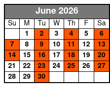 #1 Hits of the 60's Branson June Schedule