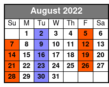 New Jersey Nights August Schedule