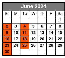 New Jersey Nights June Schedule
