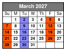 New Jersey Nights a Frankie Valli & the Four Seasons Celebration March Schedule