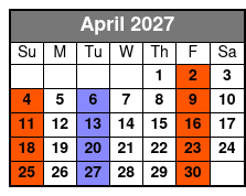 New Jersey Nights a Frankie Valli & the Four Seasons Celebration April Schedule