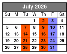 ABBA Tribute: Thank You For The Music July Schedule