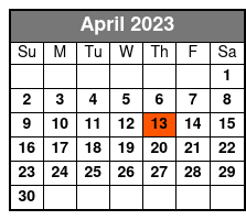 Conway Remembered Starring Mike Walker April Schedule