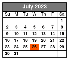 Mike Walker Lasting Impressions July Schedule