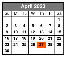 Mike Walker Lasting Impressions April Schedule