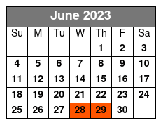 Mike Walker Lasting Impressions June Schedule