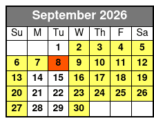 National Tiger Sanctuary Awareness Tour September Schedule