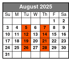 C.J. Newsom's Classic Country and Comedy August Schedule