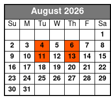 C.J. Newsom's Classic Country and Comedy August Schedule