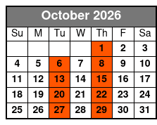 C.J. Newsom's Classic Country and Comedy October Schedule