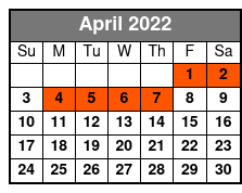Rick Thomas Mansion of Dreams April Schedule