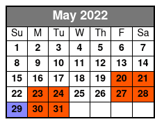 Rick Thomas Mansion of Dreams May Schedule