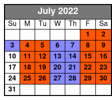 Rick Thomas Mansion of Dreams July Schedule