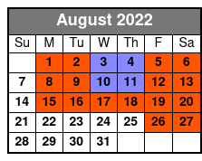 Rick Thomas Mansion of Dreams August Schedule