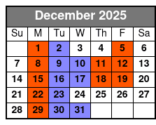 The Magic Of Rick Thomas December Schedule