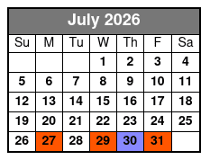 The Magic Of Rick Thomas July Schedule