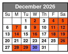 The Magic Of Rick Thomas December Schedule