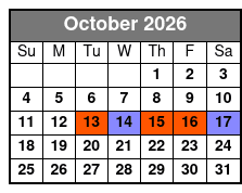 The Texas Tenors October Schedule