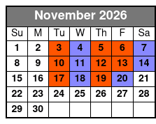 The Texas Tenors Deep in the Heart of Christmas Show November Schedule