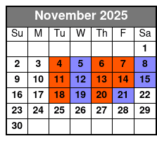 The Texas Tenors Branson November Schedule