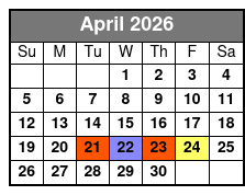 The Texas Tenors Branson April Schedule