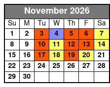 The Texas Tenors Branson November Schedule