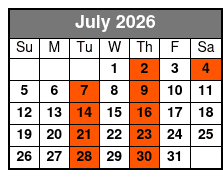 The Petersen Family Bluegrass Band July Schedule