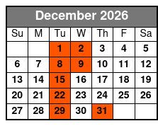 The Petersen Family Bluegrass Band Christmas Show December Schedule