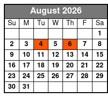 The Petersen Family Bluegrass Band August Schedule