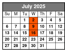 Elvis Live by Jerry Presley - Madison Square Garden Show July Schedule