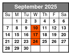 Elvis Live by Jerry Presley - Madison Square Garden Show September Schedule