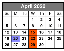 A Neil Diamond Tribute  April Schedule