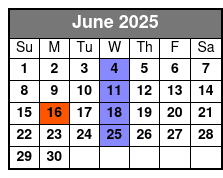 Carpenters Once More June Schedule