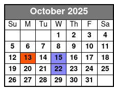 Carpenters Once More October Schedule
