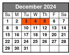 A John Denver Songbook December Schedule