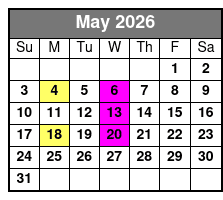 God & Country Theater Tribute Shows May Schedule