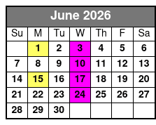 God & Country Theater Tribute Shows June Schedule