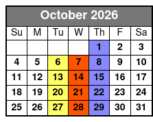 Platters & Golden Sounds of the 50s Tribute October Schedule