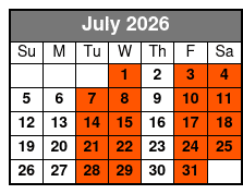 Branson's Murder Mystery Dinner Show July Schedule