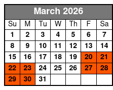 George Jones, Haggard & Friends March Schedule