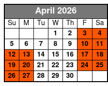 George Jones, Haggard & Friends April Schedule