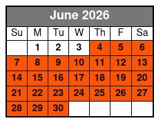 Vigilante Extreme Ziprider June Schedule