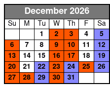 Reza Edge of Illusion Magic Show December Schedule