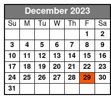 Hot Rods & High Heels December Schedule