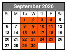 Absolutely Country Definitely Gospel September Schedule